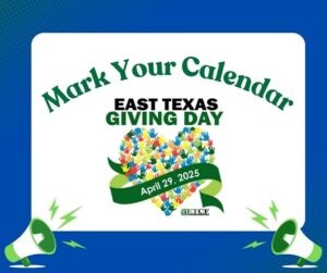 east-texas-giving-day mark your calendar for the East Texas Giving Day